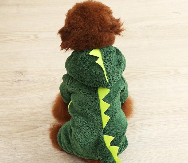 Coral Fleece Dog Outfit for Winter